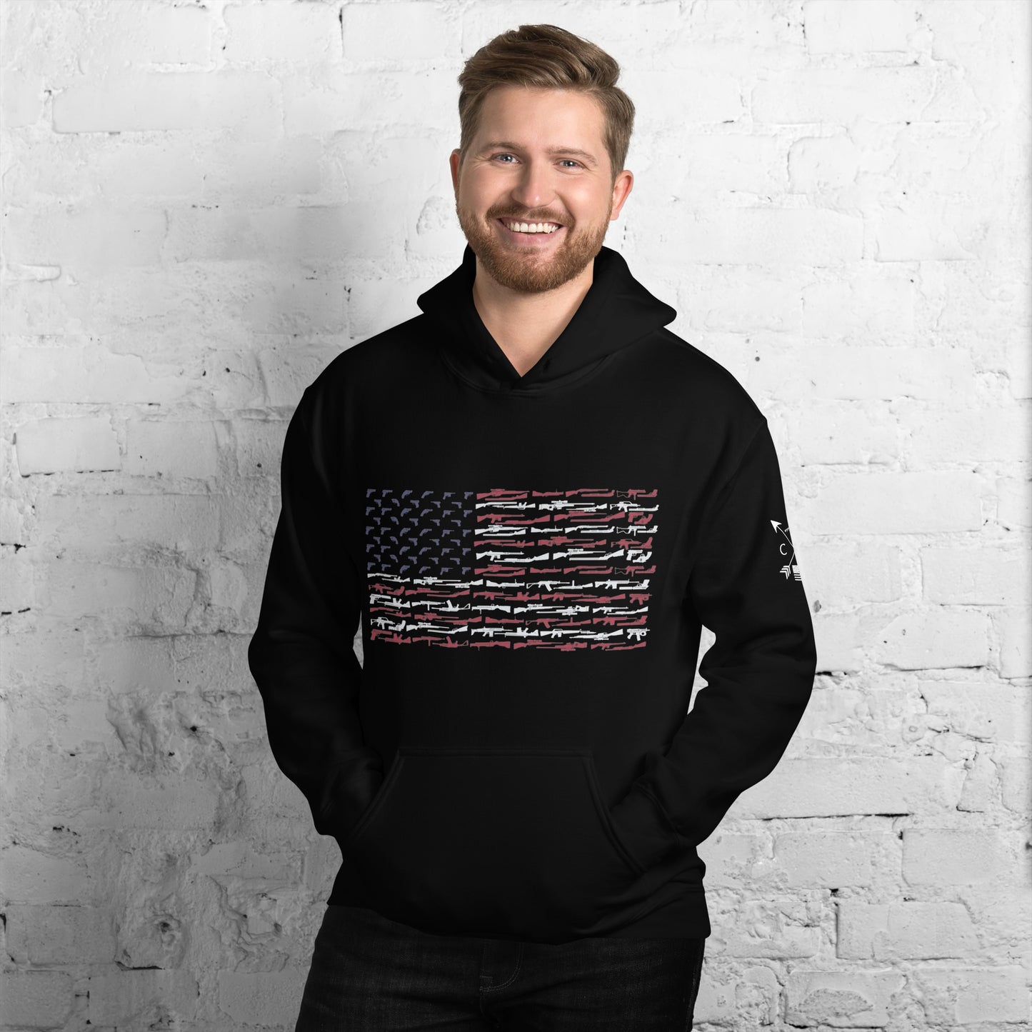 Gun Flag Hoodie