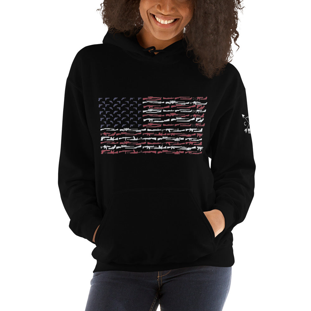 Gun Flag Hoodie