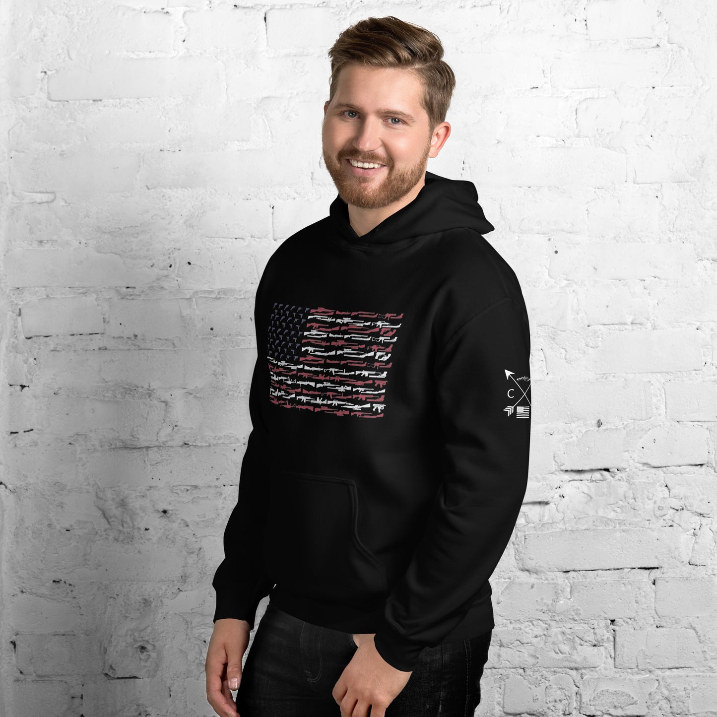 Gun Flag Hoodie
